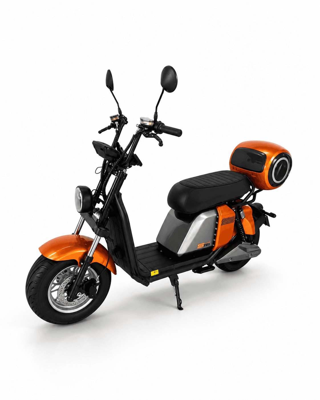 Citycoco Slim laranja, vista de perfil