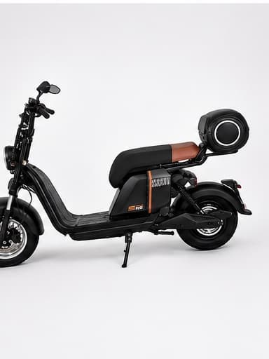 Full Electric S60 preta de perfil, ângulo alternativo